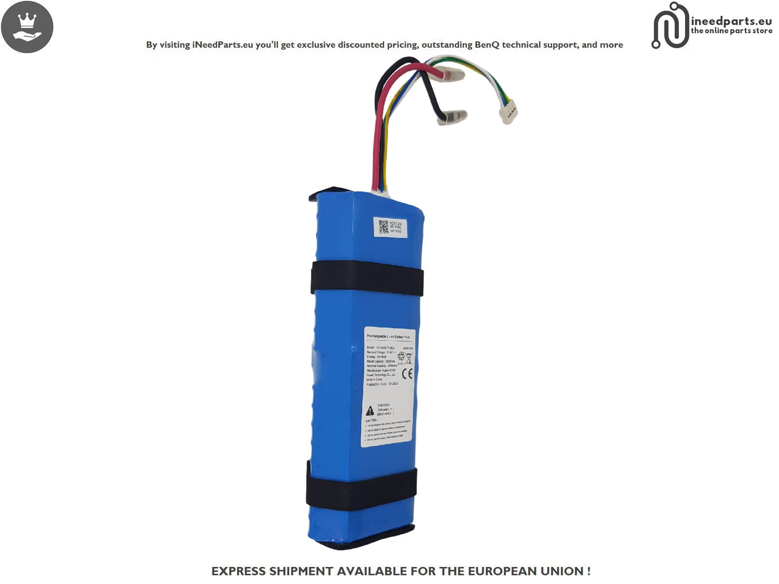 Battery for Dreame H11 Core Wet Dry MODEL P2124-6S1P-SCA
