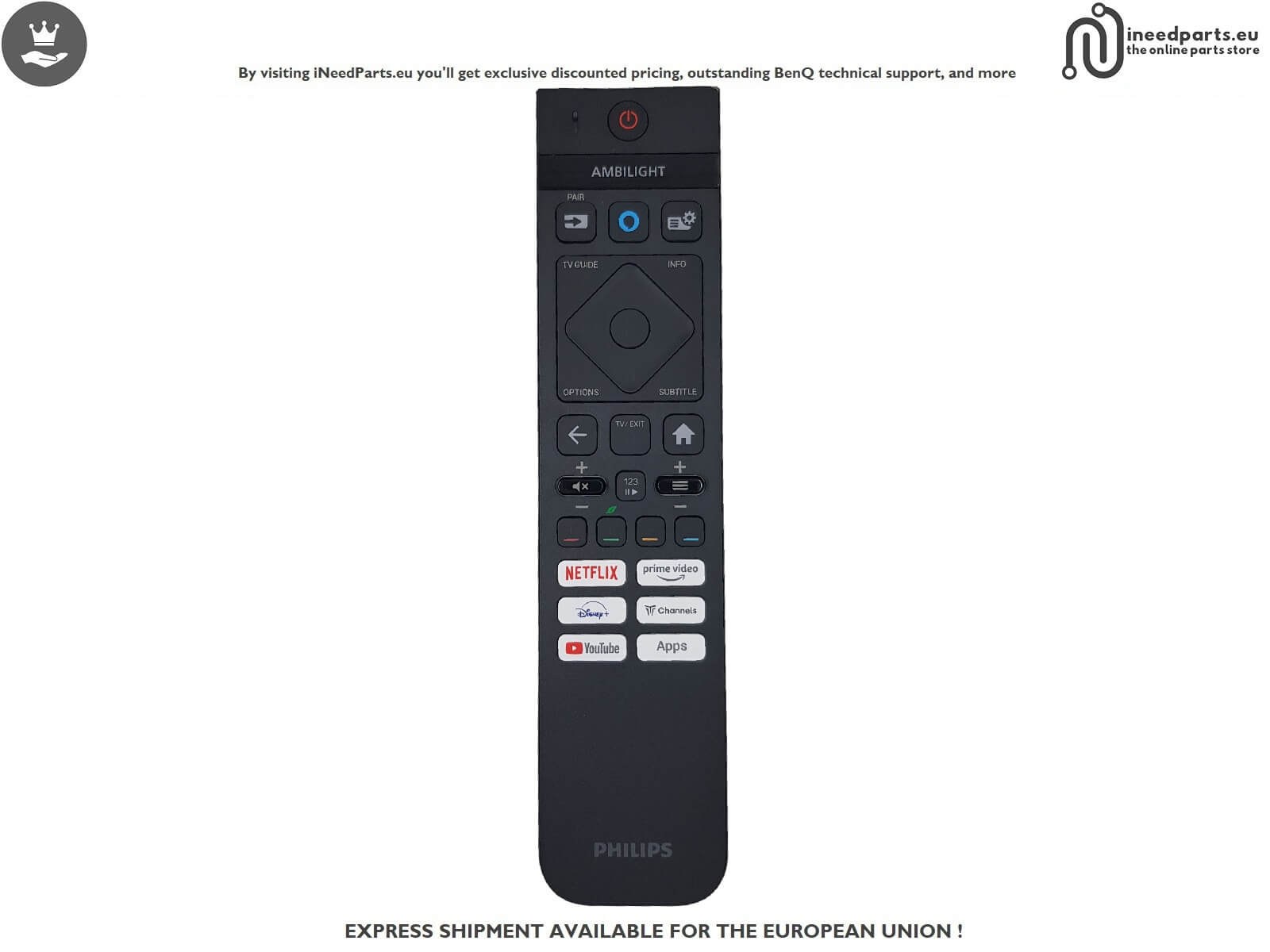 Remote Control TV PHILIPS 65PUS8919/12 RC4873401/01RP