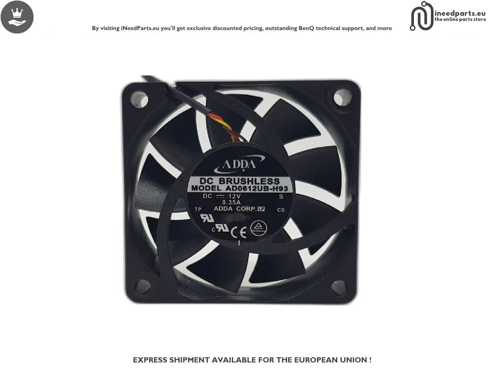 Fan ADDA AD0612UB For Benq MP772 ST, MP776, MP776 ST