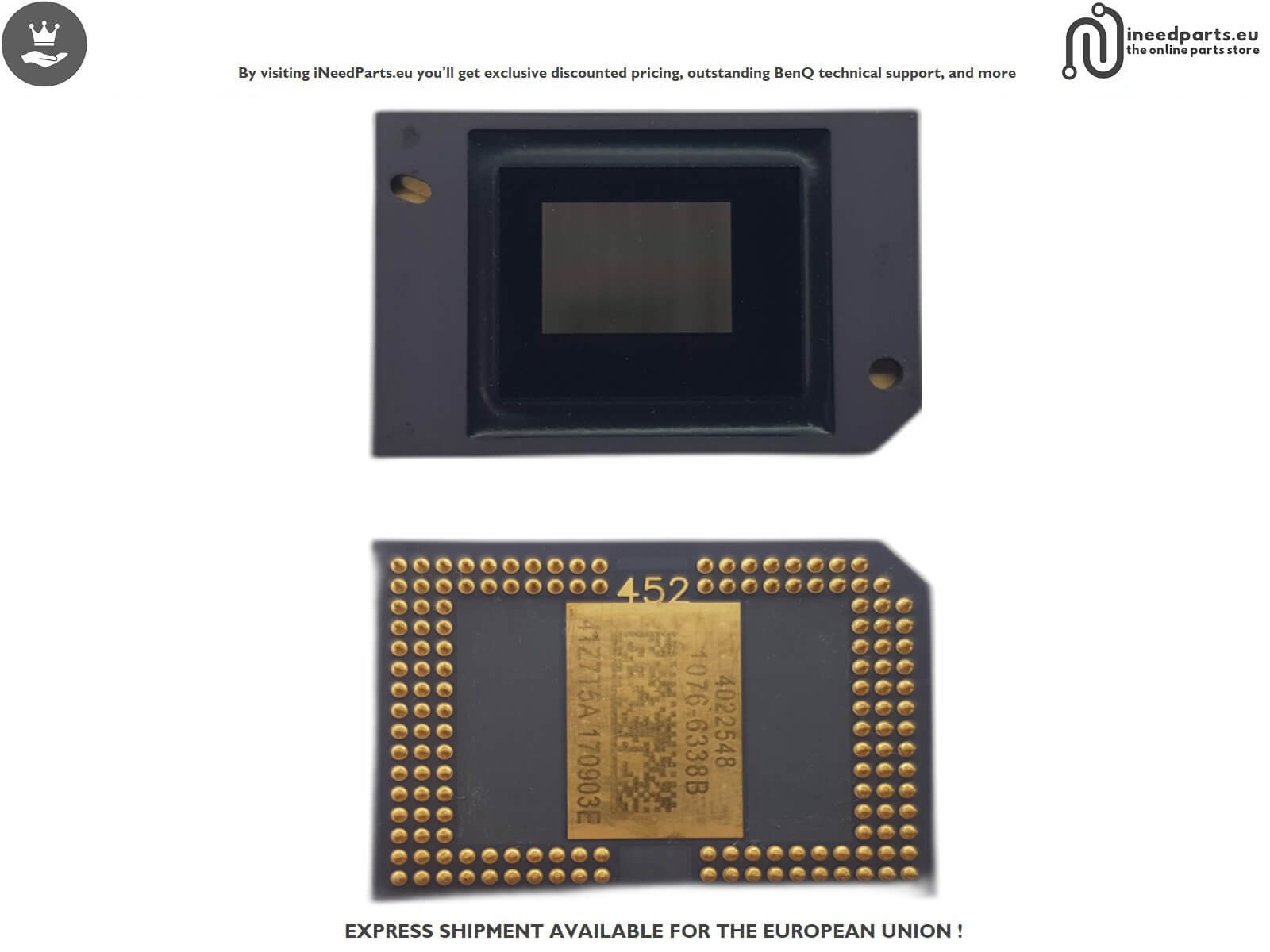 IC DMD CHIP 1076-6338B For Benq MX812ST, MX813ST, MX815ST