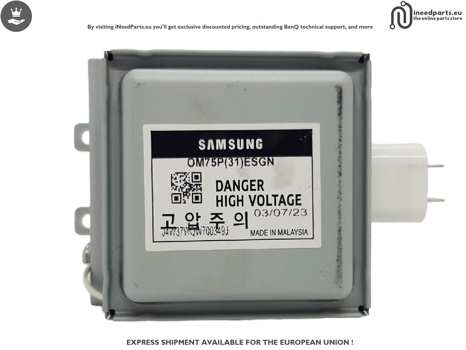 Magnetron for Samsung MC32K7055CT/ET OM75P(31)ESGN