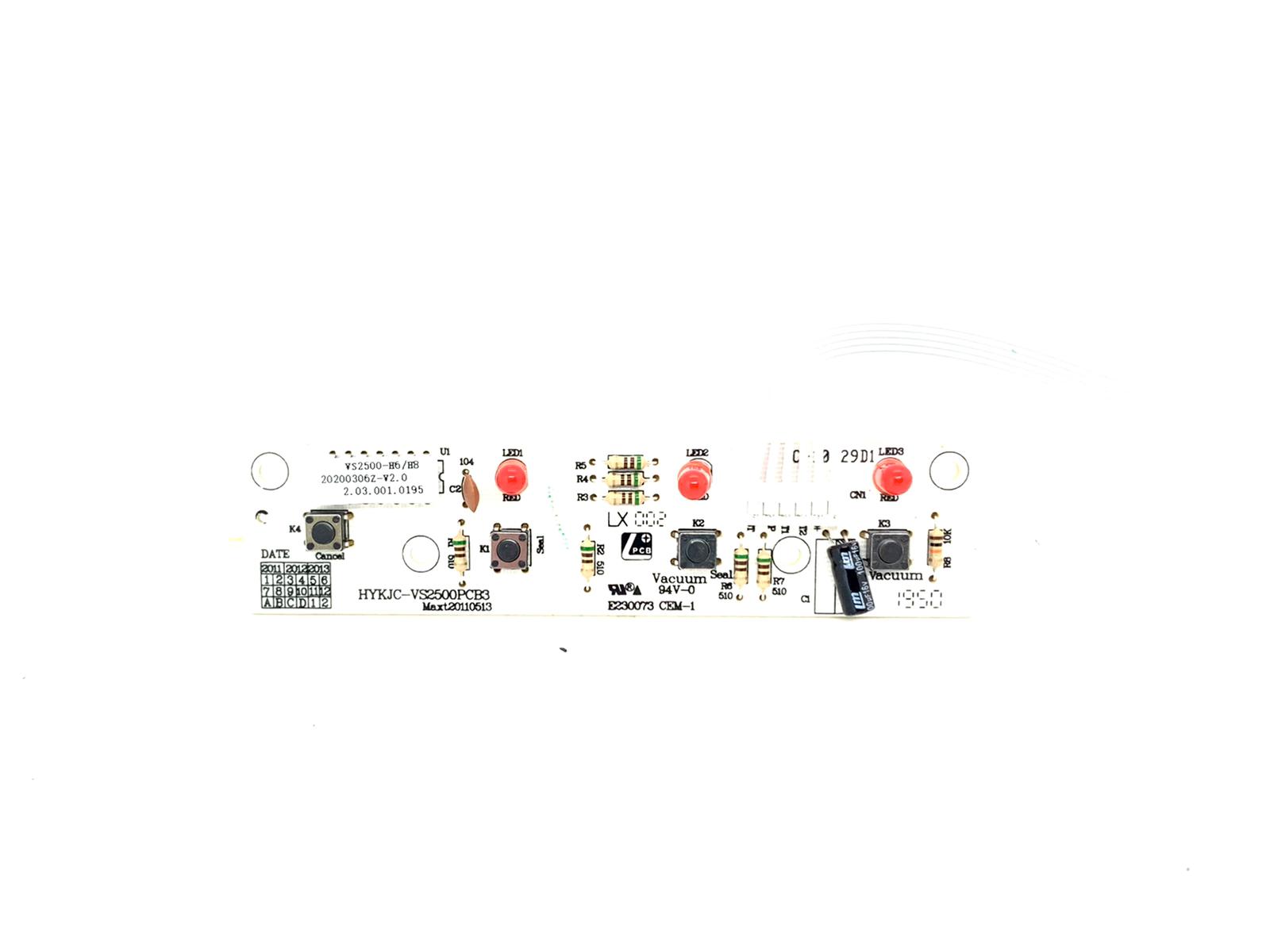 Control Board HYKJC-VS2500PCB3 VC2500-H6 Caso VC200