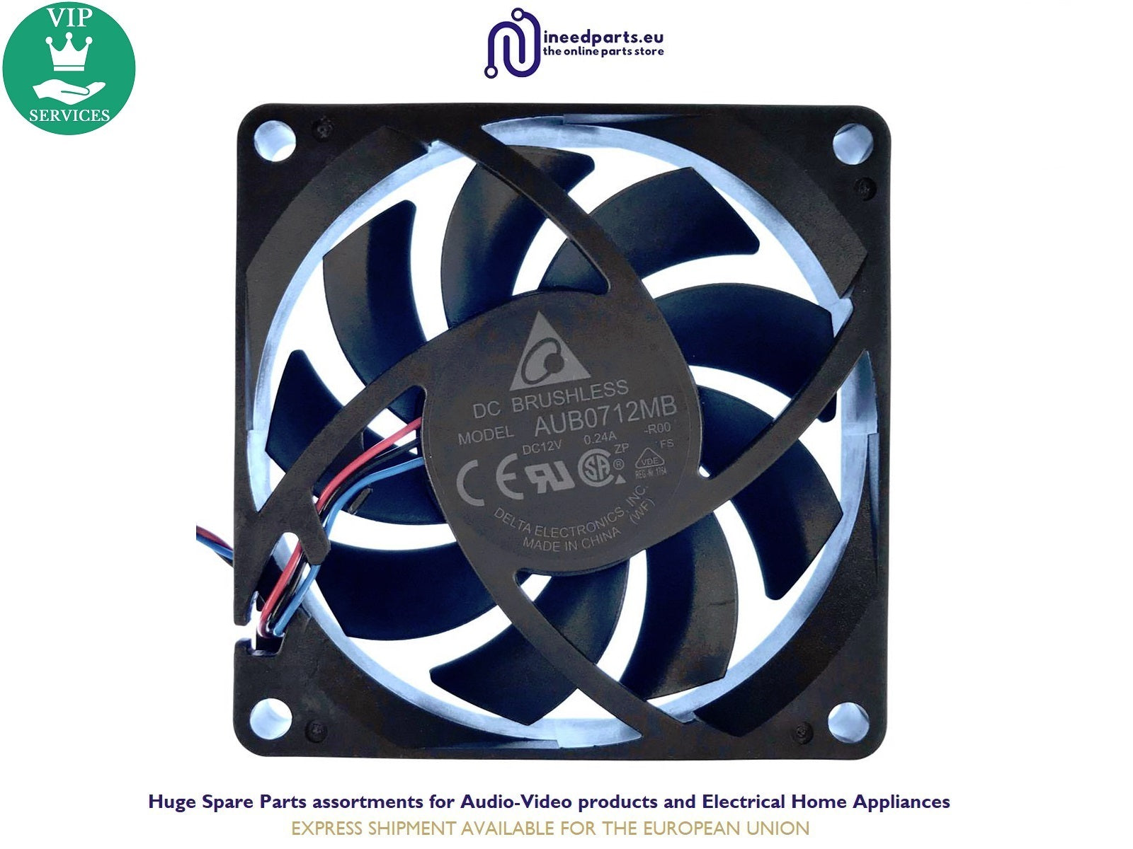 Fan 70x70x15 AUB0712MB BenQ MH741 MX726