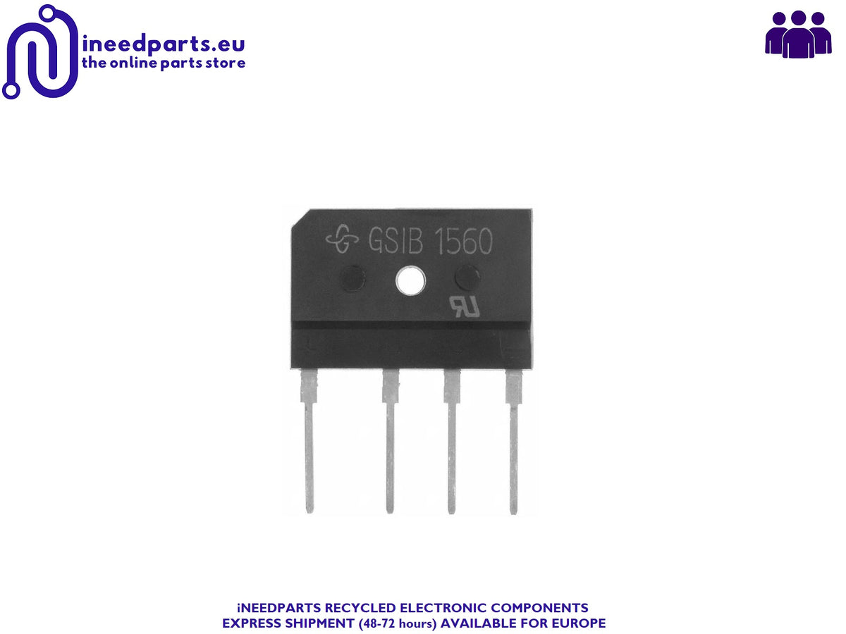 30 x GSIB 1560 15A 600V Bridge Rectifier