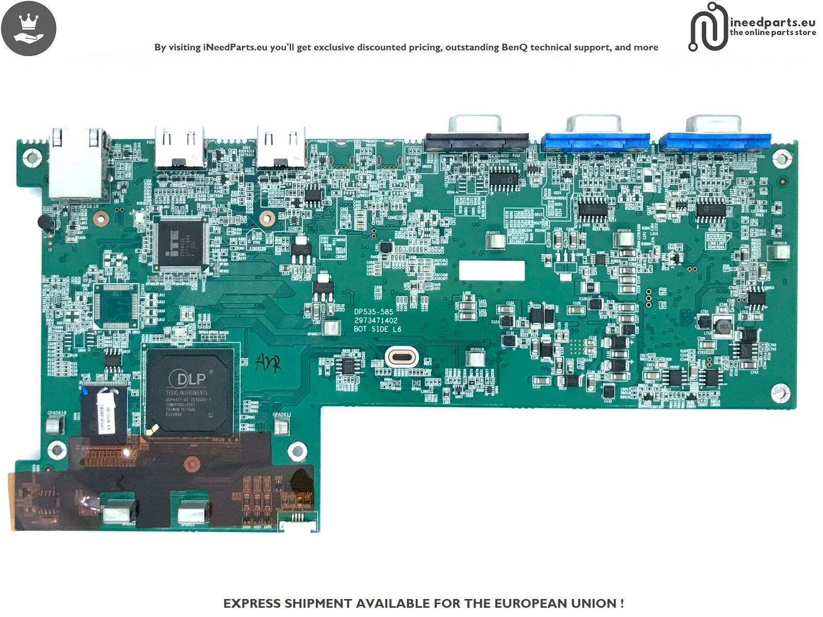 Main Board BenQ MX726 Repair DP535-585 5D.JCM01.001