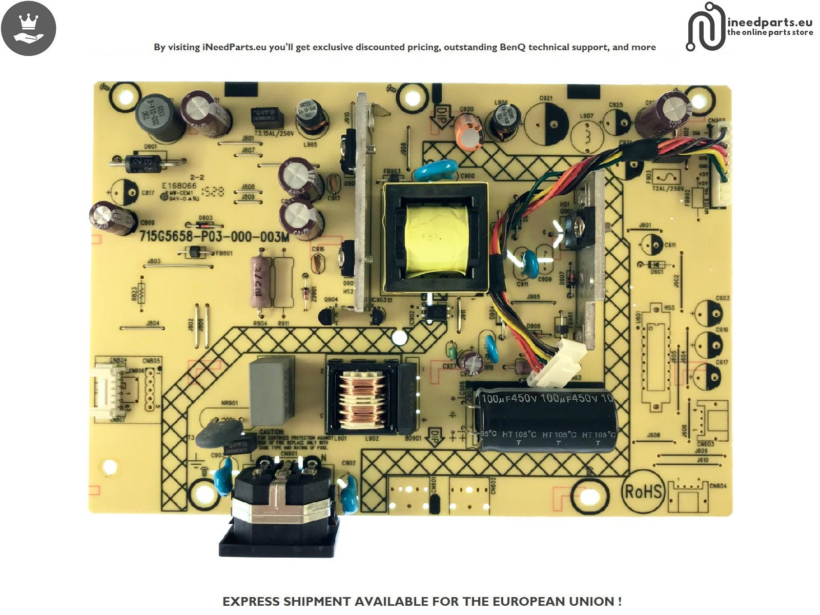 Power Board BenQ BL2205PT 715G5658-P03-000-003M