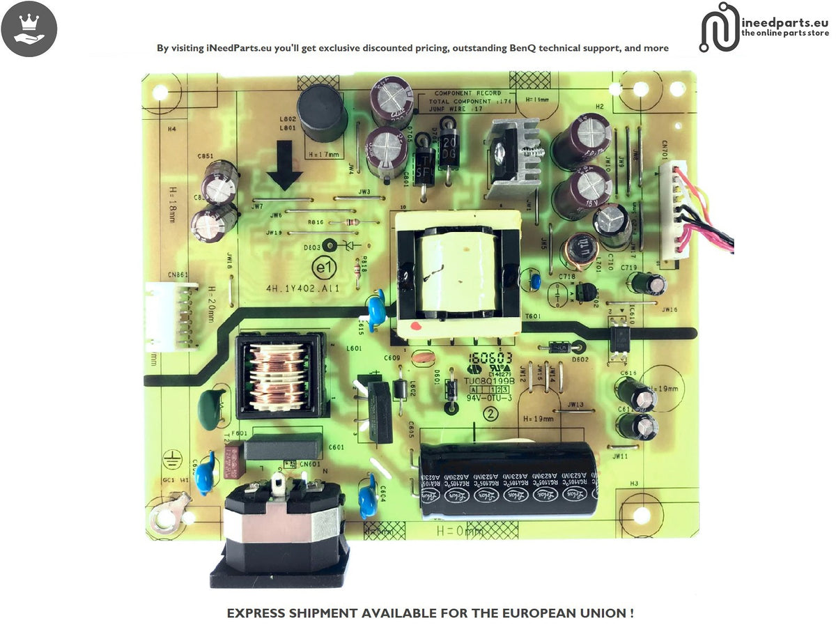 Power Board BenQ GL2460HM 4H.1Y402.A11 5E.1Y402.013