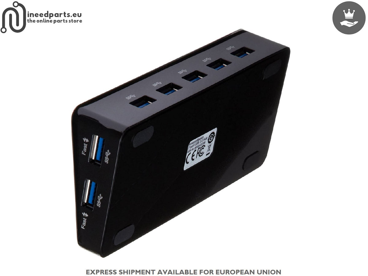 USB HUB 3.0 with 7 ports and external Power Adapter