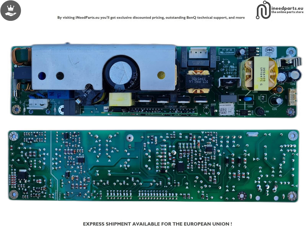 Power Board for BenQ Projector W2700 W2700i M1837900HQ PT VIP H8 OSRAM